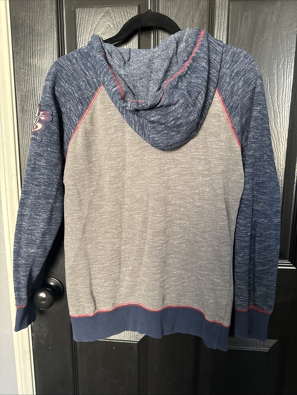 Majestic USA Baseball Women’s Sweatshirt Pull Over Blue Size Small - Picture 5 of 5